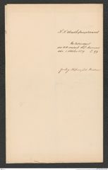 k.k. naturhistorisches Hofmuseum, Intendanzakten 1876-1884 (Hochstetter), Aktenzahl Z.99.b/1879, Seite 5